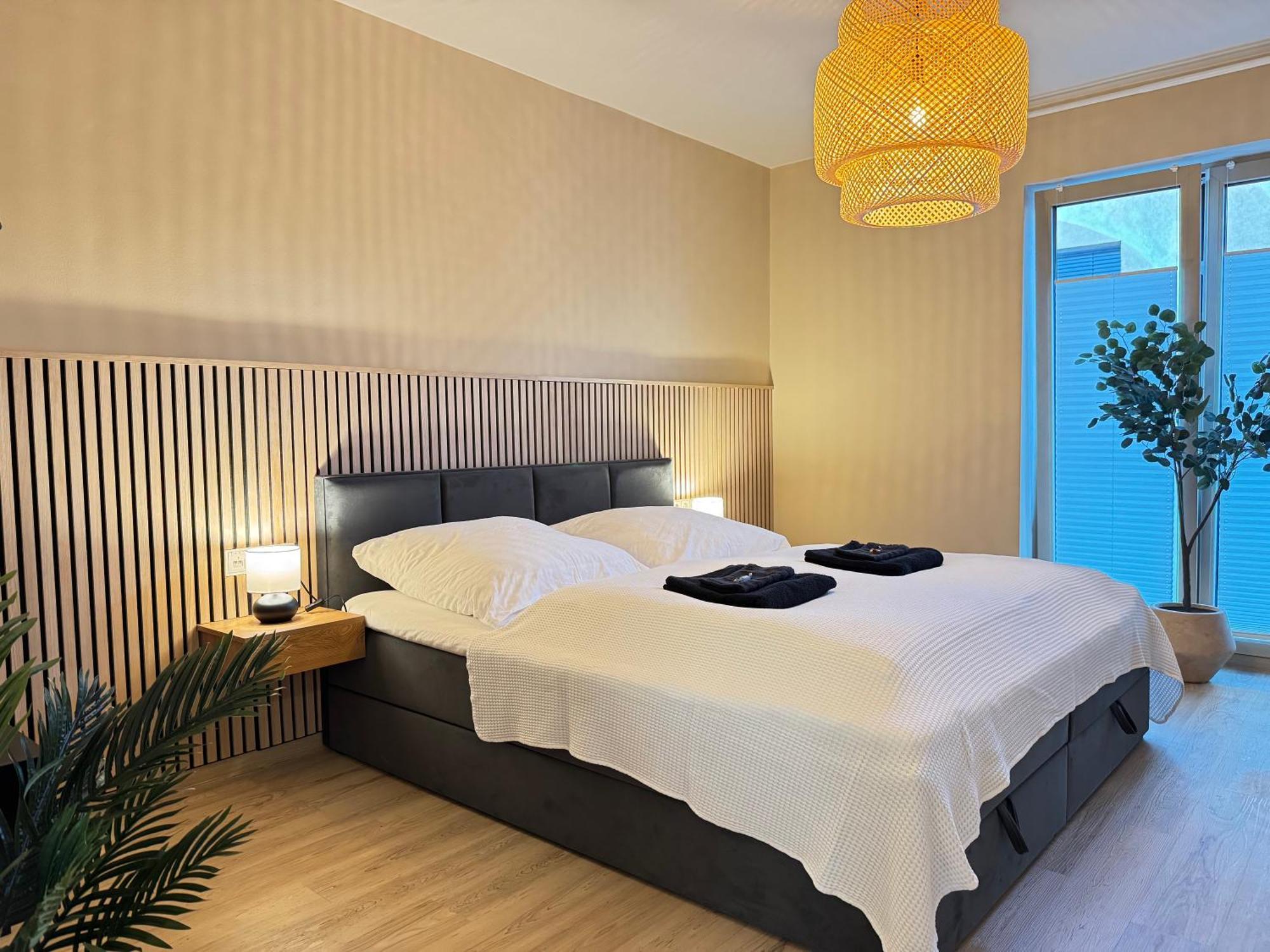 Apartment Lightplace • Design • Boxspring • Balkon • 2 Smart Tv •innenstadt *